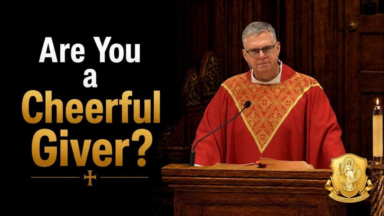  Letting Go of Self: The Joy of Generous Giving | Fr. David Gunter, MIC